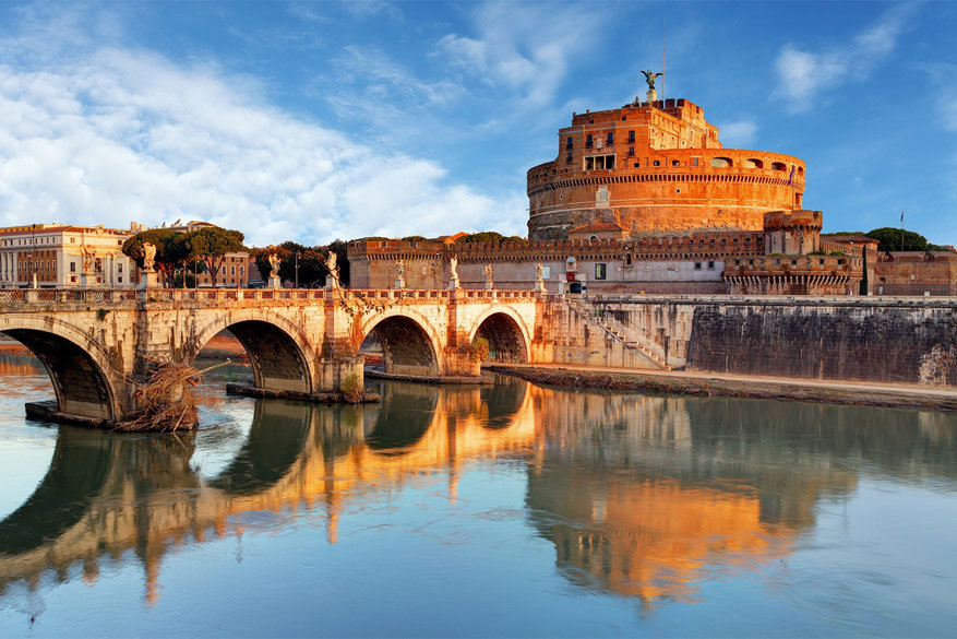 Wandelen in Rome: de Ponte Sant'Angelo naar Caste Sant'Angelo