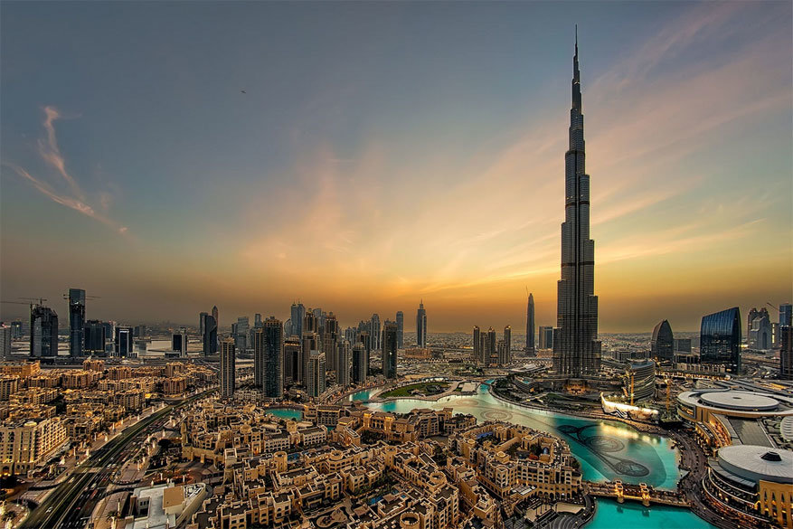 Burj Khalifa wolkenkrabber in Dubai, Verenigde Arabische Emiraten © SandyonTop via Imgur