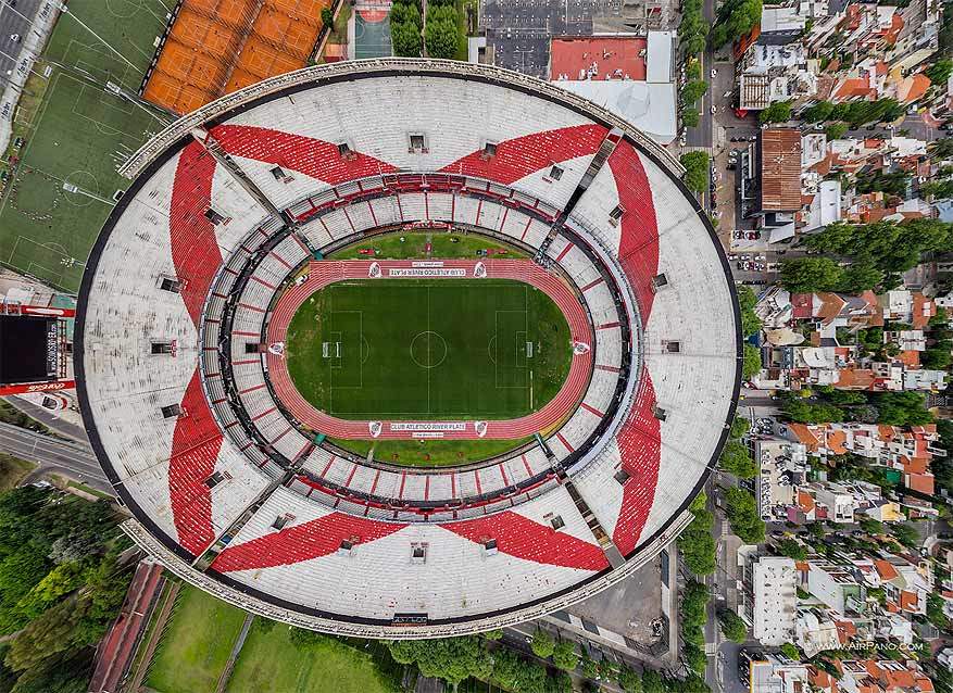 Estadio Monumental Antonio Vespucio Liberti in Buenos Aires, Argentinië