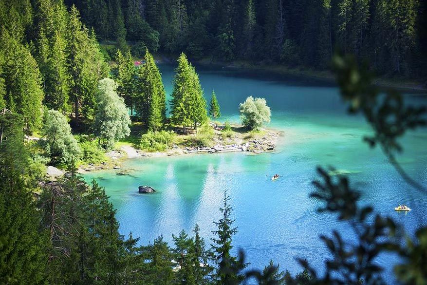 8 idyllische zwemmeertjes in Graubünden