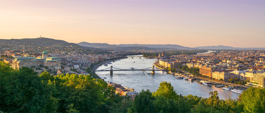 Budapest: de stad bekeken vanop de Gellért-heuvel