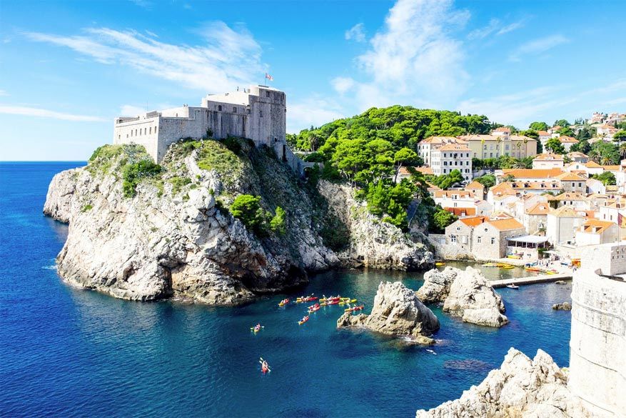 Kroatië: kajakken in Dubrovnik
