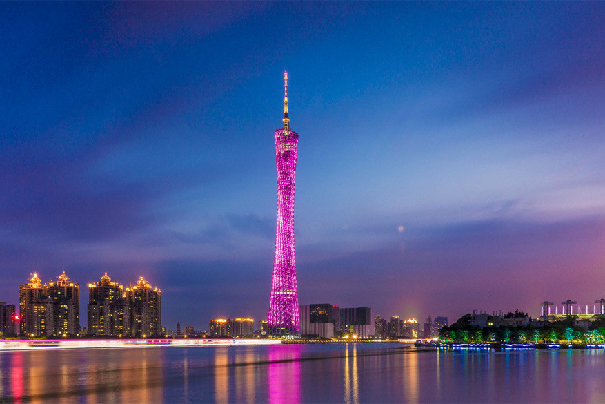 De Canton Tower in Guangzhou, China