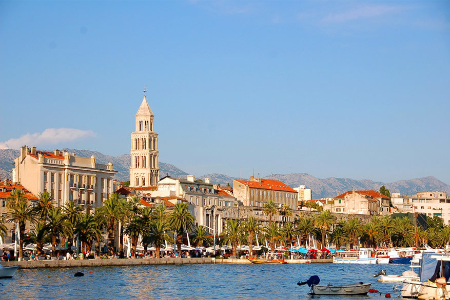 Kuieren langs het water in Split