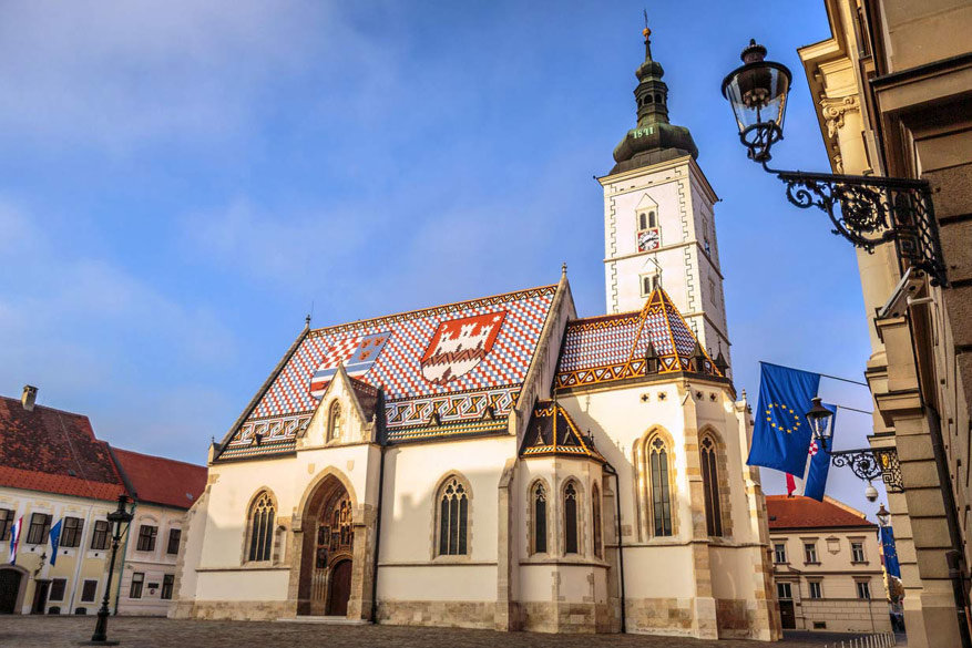 De Sint-Marcuskerk in Zagreb