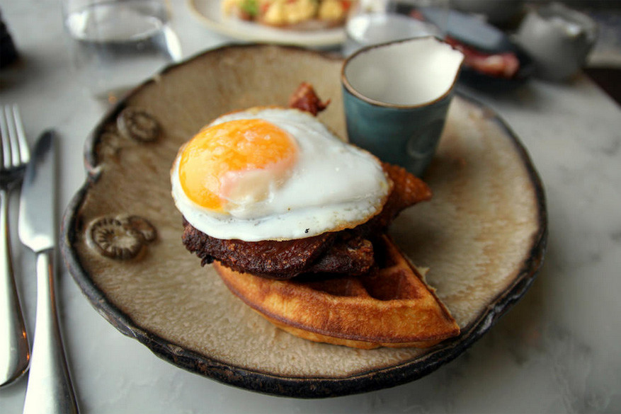 Culinair Londen: Duck And Waffle
