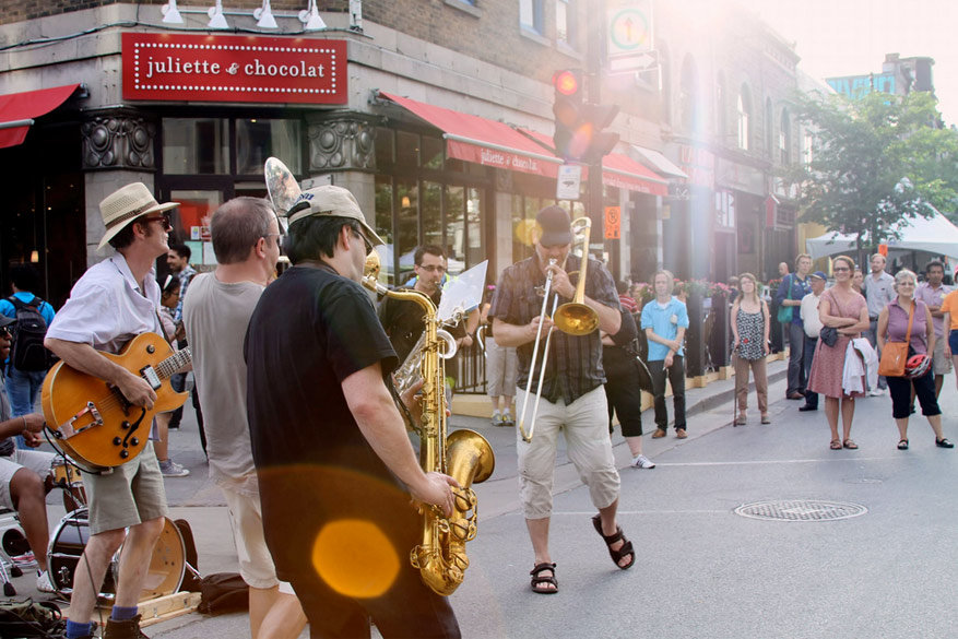 Montreal: jazz op straat