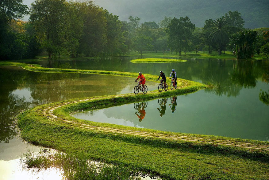 Verrassend fietsen in Thailand