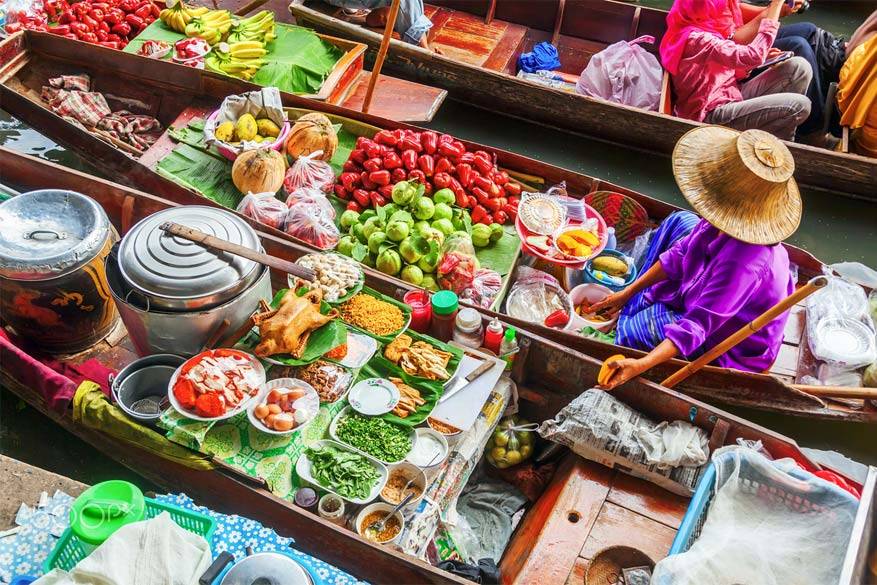Lokale marktjes erkend als toeristische attractie in Thailand