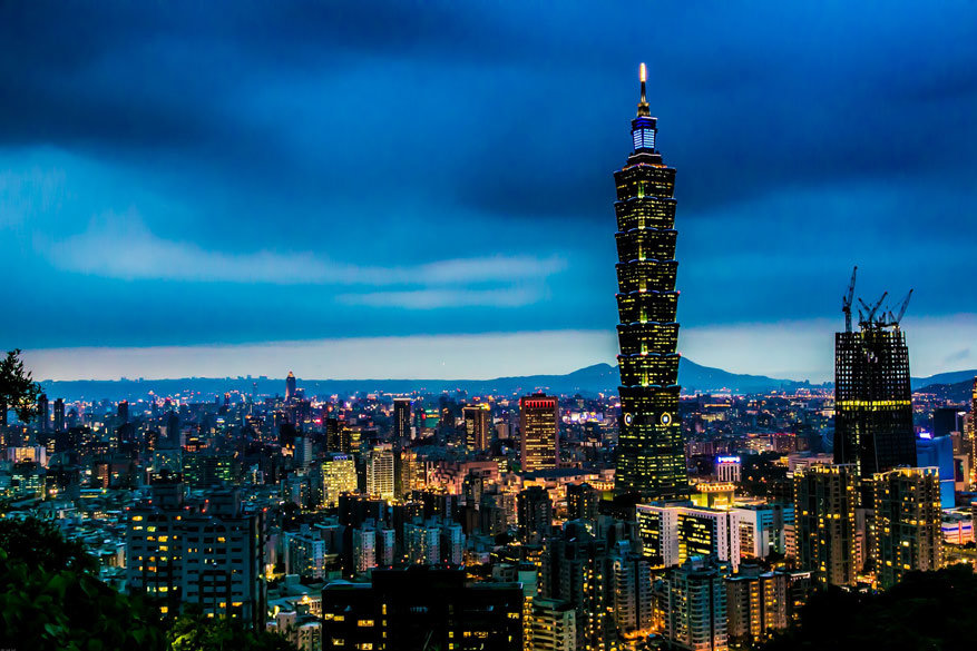 Panorama over Taipei, Taiwan © Pixabay