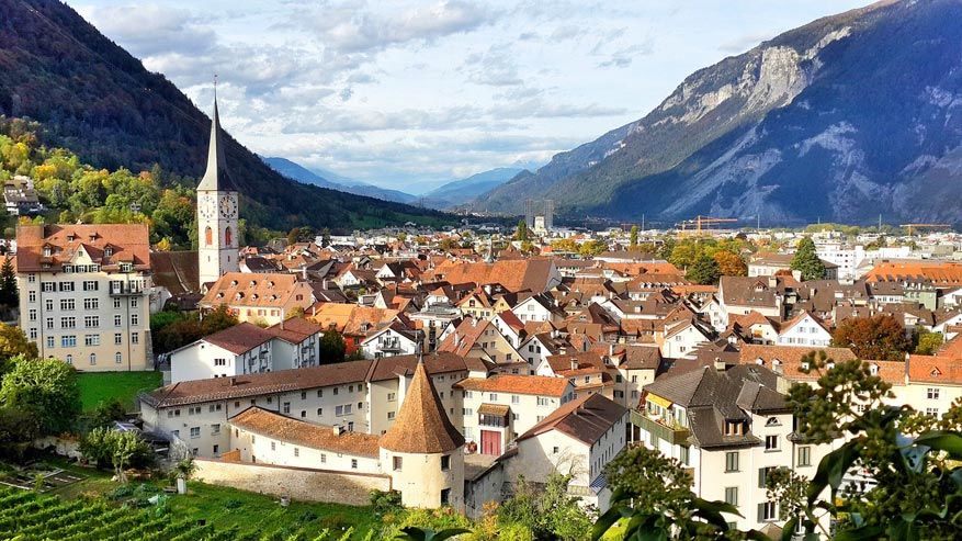 Chur, de prachtige Alpen- en hoofdstad van Graubünden. © Pixabay