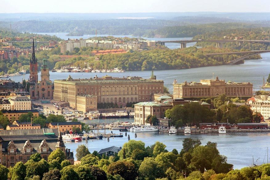 Stockholm bestaat uit 14 eilanden met veel groene plekjes! © Pixabay