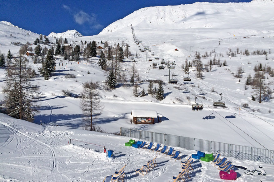 Wie veel wil skiën, maar evenveel wil genieten van een pauze is hier aan het juiste adres! © Bruno Loockx 