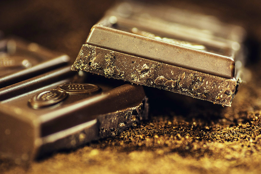 Warme, gesmolten chocolade is volgens verschillende masseurs de bron van geluk. © 