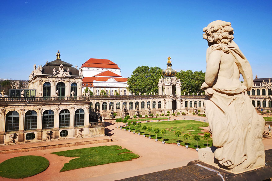 Dresden: herrezen barokparel aan de Elbe
