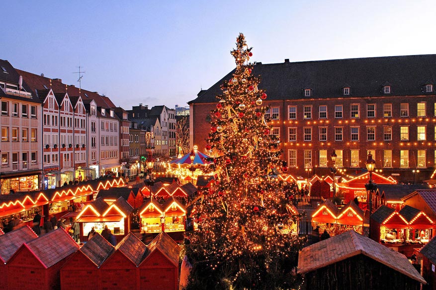 Kerst vieren in Düsseldorf? Dan kan op 7 verschillende kerstmarkten