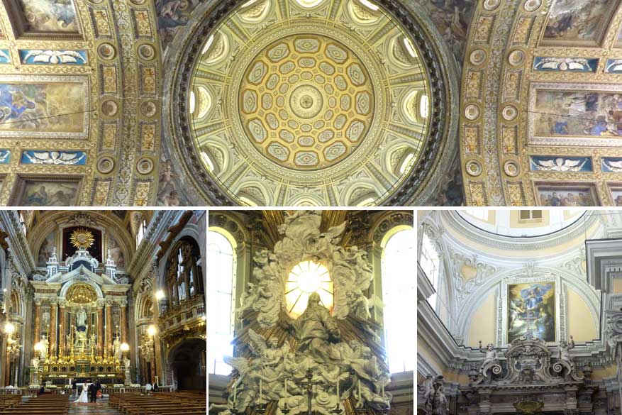 Italie-Napels-kathedraal en kerken