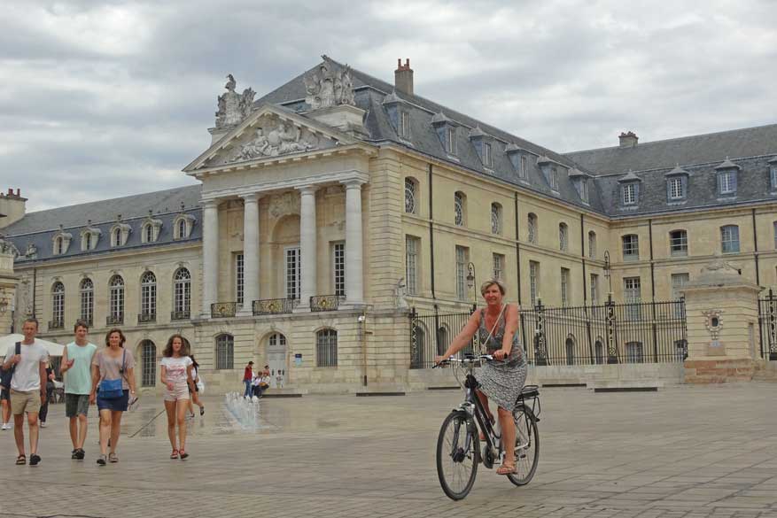 fietsen in Bourgondië: Dijon