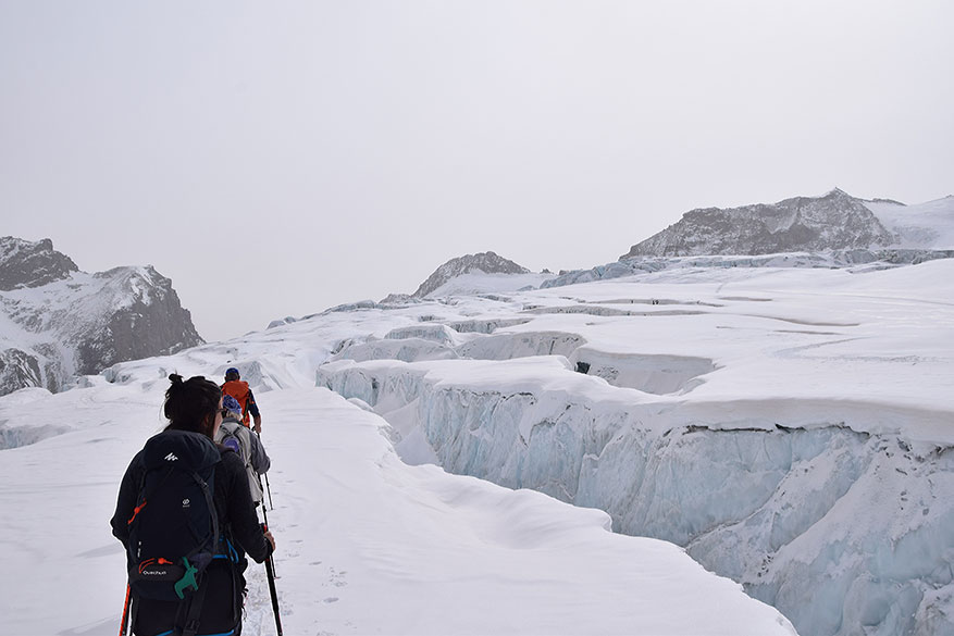 gletsjerwandeling in Valais