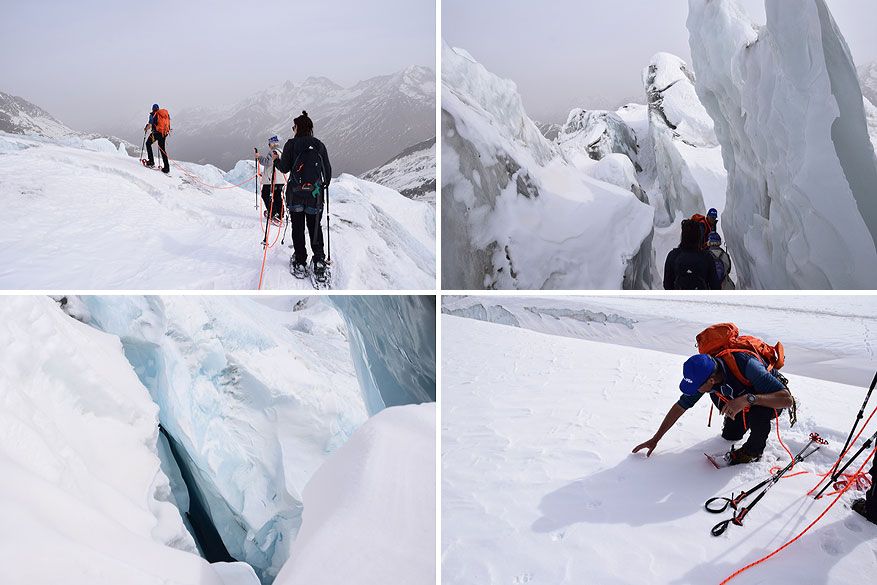 gletsjerwandeling in Valais