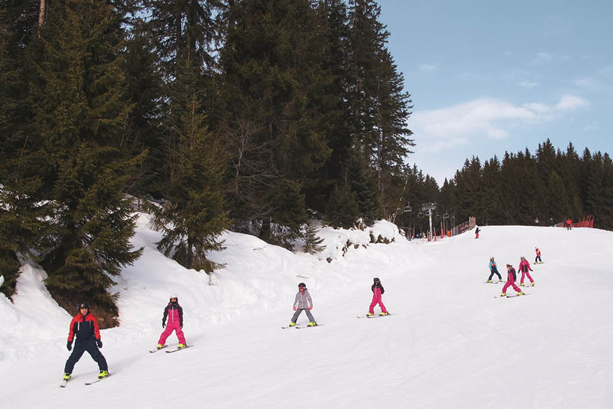 skiën in Val d'Arly